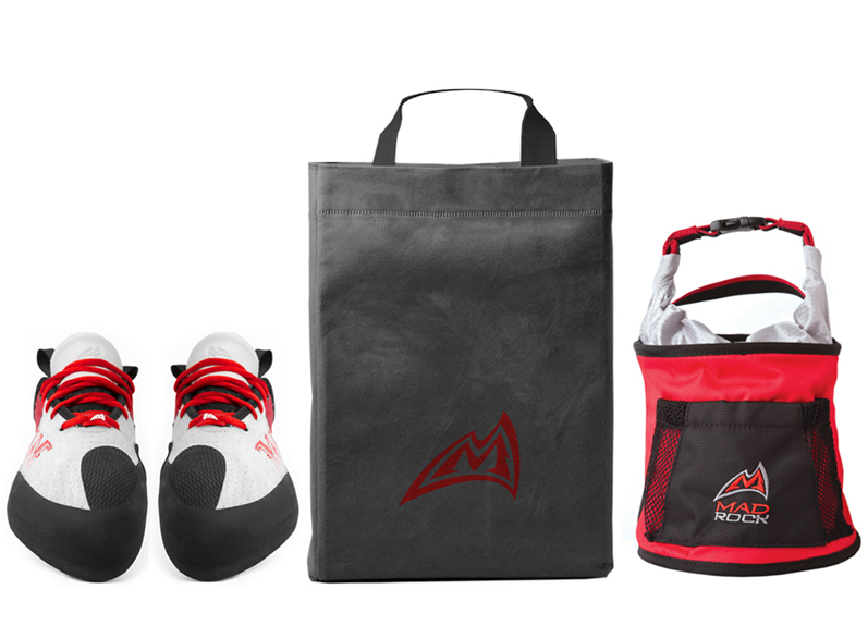 REDLINE SHOES + FREE CHALK POT + MAD ROCK BAG